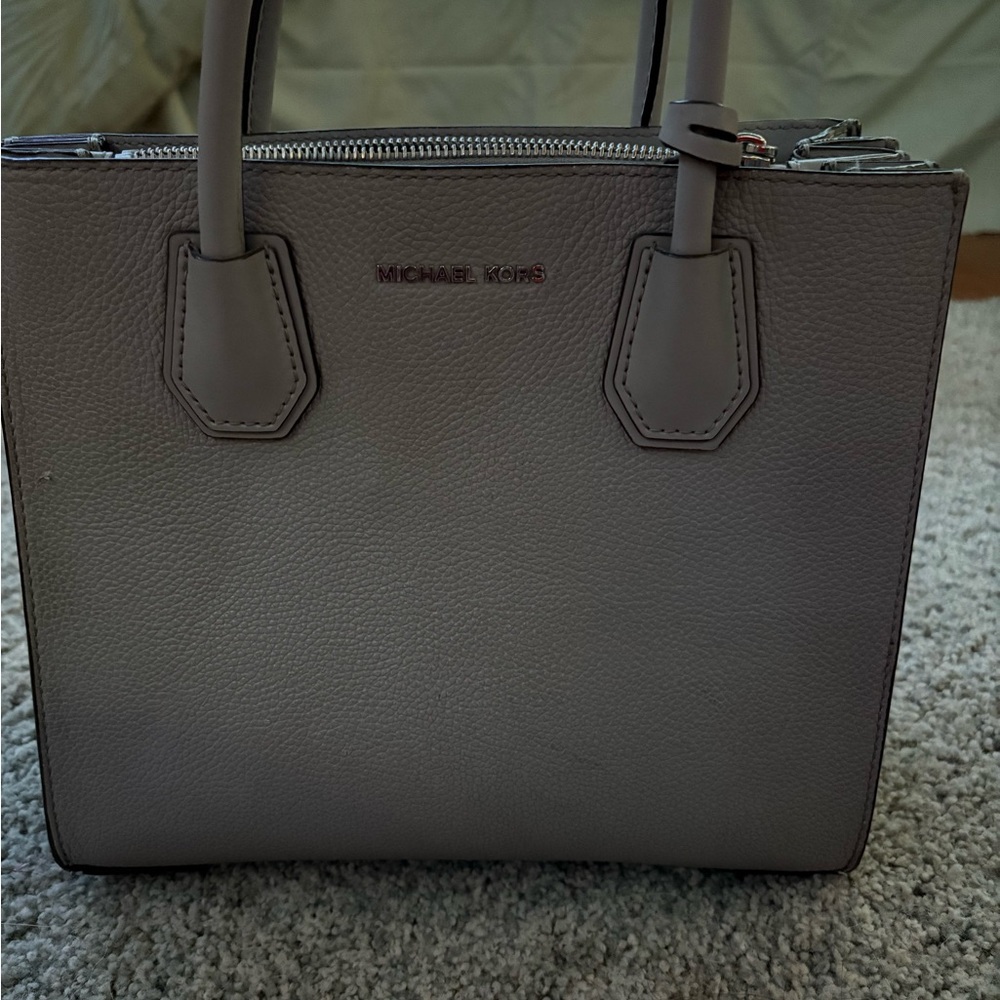 Michael Kors Silver Accent Gray Bag